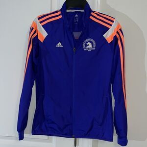 Adidas Stylish Purple women’s ladies 2015 Boston Marathon Running Jacket XS